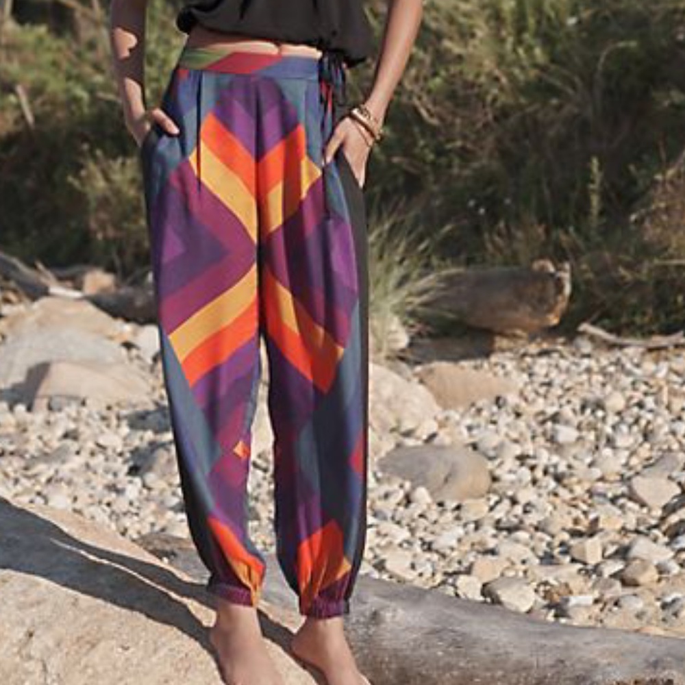 NWT Anthropologie Farm Rio Teresita Joggers XSP XS